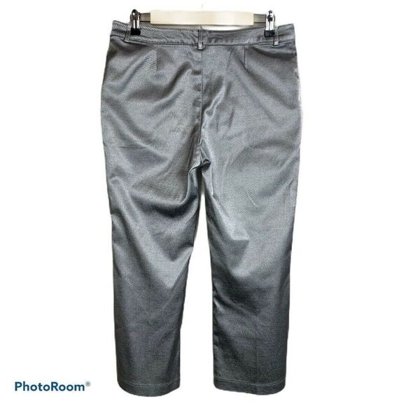 St. John Sport Marie Denim Cropped Pants Stretch - Picture 4 of 10